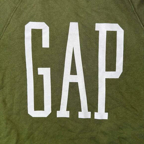 NWOT GAP Factory Olive Green Logo Hoody Hoodie XL - Picture 4 of 9